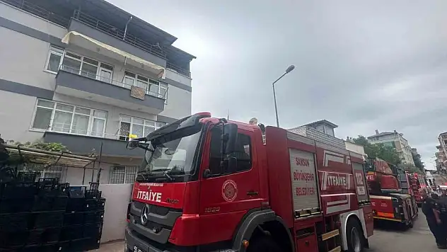 Buzdolabı kablosu yangın çıkardı