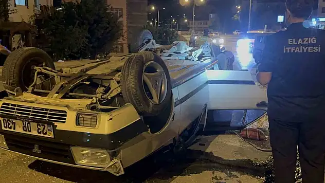 Sadece kaldırıma çarptı ama bu hale geldi