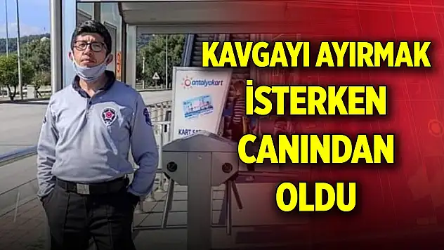 Eski sevgililerin kavgasını ayırmak isterken canından oldu