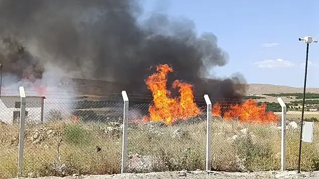 Malatya'da korkutan yangın