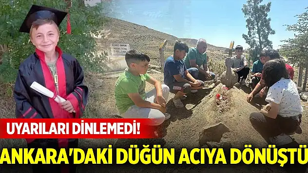 Uyarıları dinlemedi... Ankara'daki düğün acıya dönüştü