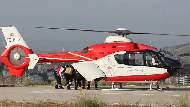 Hava ambulansları arife gününden itibaren 126 acil vaka için havalandı