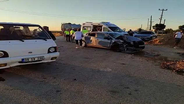 Kırklareli'de trafik kazası: 6 yaralı