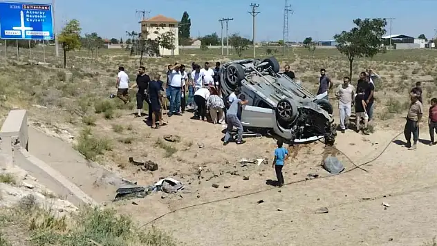 Konya'nın komşu ilinde feci kaza: 2'si çocuk 3 yaralı