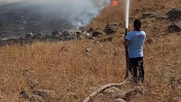 Anız yangını 7 köye sıçradı