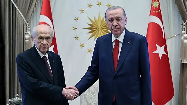 Cumhurbaşkanı Erdoğan, Bahçeli'yi kabul etti