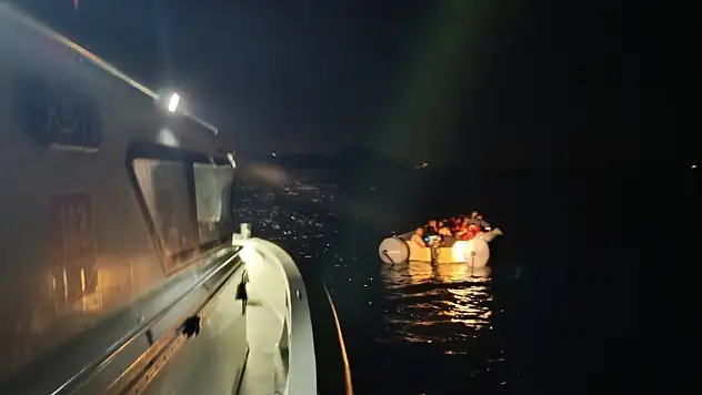 Bodrum'da 57 düzensiz göçmen kurtarıldı