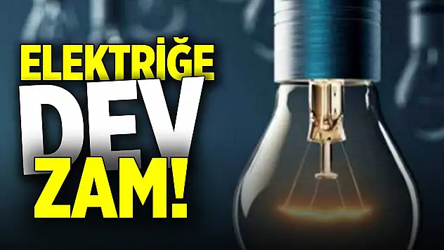 Elektriğe yüzde 38 zam geldi!