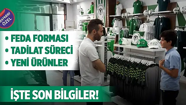 Konyaspor'da yeni ürünlerden son bilgiler!