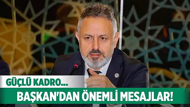 Konyaspor'da Başkan Korkmaz'dan yeni sezon mesajları