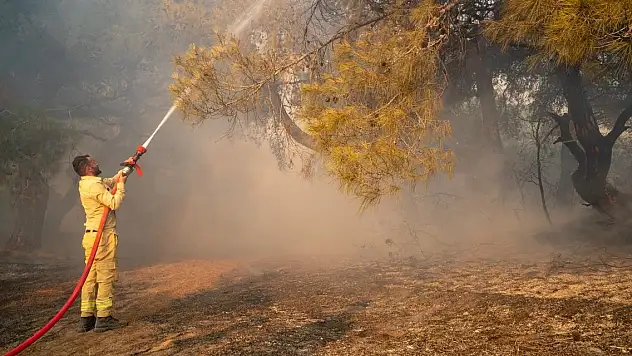 Antalya'da çıkan orman yangını kontrol altında