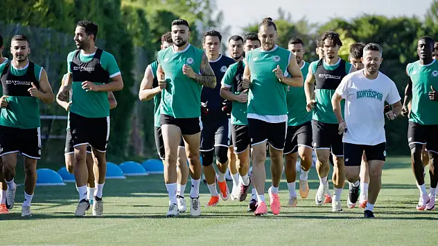 Konyaspor ilk antrenmanını yaptı!