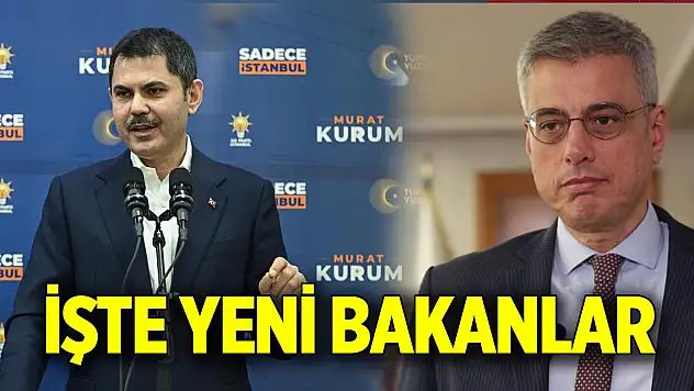 İşte Kabine'nin yeni üyeleri