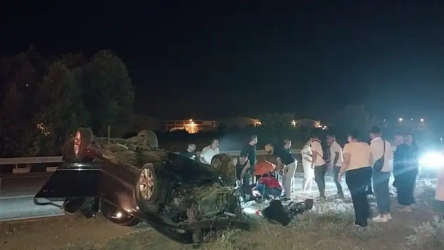 Konya'da trafik kazasında 1 kişi yaralandı