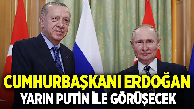 Cumhurbaşkanı Erdoğan, yarın Putin ile görüşecek