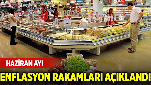 Son Dakika! Haziran ayı enflasyon rakamları açıklandı