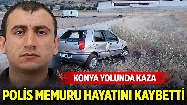 Konya yolunda otomobil takla attı polis memuru hayatını kaybetti