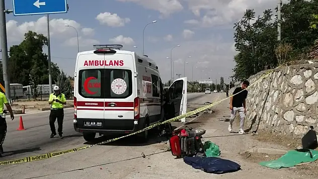 Afyonkarahisar'da hafif ticari aracın çarptığı elektrikli bisikletin 11 yaşındaki sürücüsü öldü