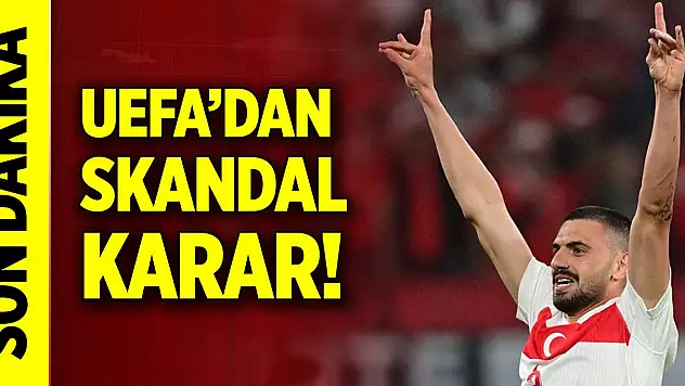 UEFA'dan skandal karar! Merih Demiral'a 2 maç ceza