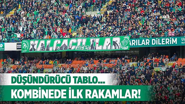 Konyaspor'da kombine rakamları!