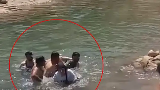 Serinlemek için girdiği derede boğuldu