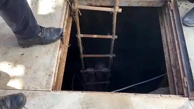 Evini yakıp kendini kuyuya attı