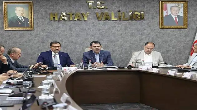 Bakan Kurum, Hatay'da