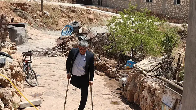 Terör saldırısında bacağını kaybeden gazinin talebini, kaymakam gerçekleştirdi