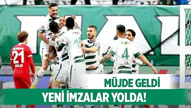 Konyasporlu Çelik, taraftarı heyecanlandırdı