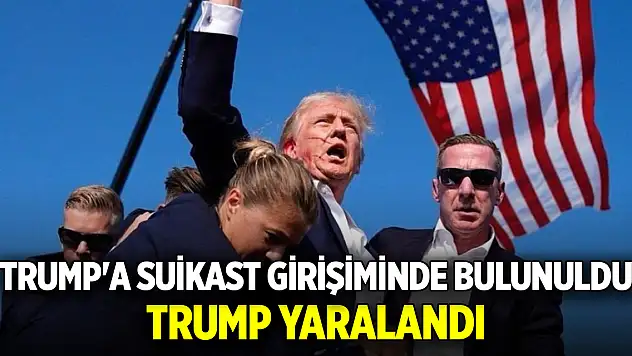 ABD eski başkanı Trump'a mitingde konuşma yaptığı sırada suikast girişimi
