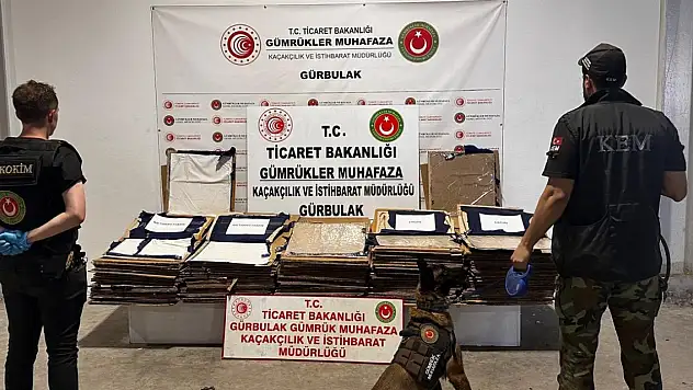 276 kilogram uyuşturucu maddenin Türkiye'ye girmesi engellendi