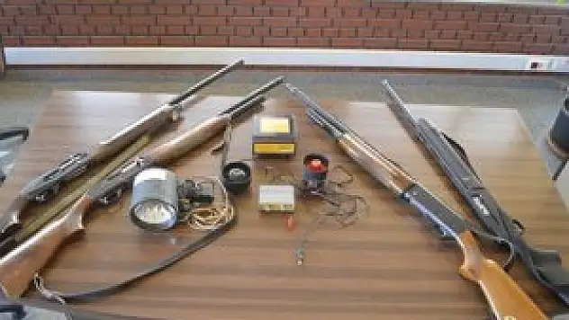 Konya'da kaçak avcılara darbe