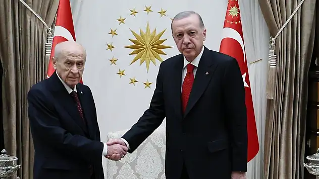 Cumhurbaşkanı Erdoğan, Bahçeli'yi kabul etti