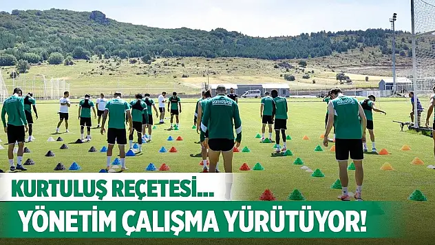 Konyaspor'un kurtuluş reçetesi!