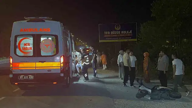 Otomobil motosiklet ile çarpıştı: 1 yaralı