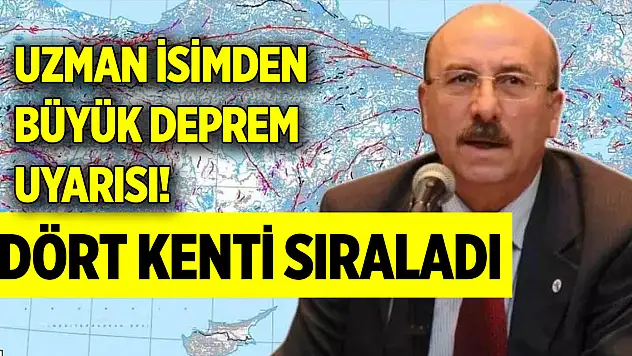Uzman isimden büyük deprem uyarısı! Dört kenti sıraladı