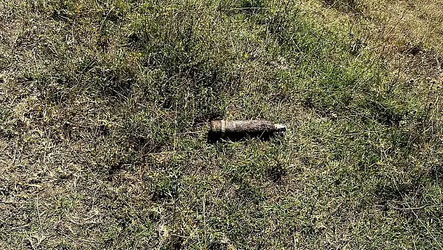 Kütahya'da Kurtuluş Savaşı'ndan kalma top mermisi bulundu