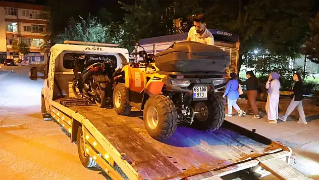 Muayenesiz ATV'yi ehliyetsiz kullanan sürücüye 27 bin TL ceza