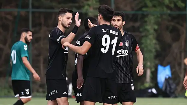 Beşiktaş hazırlık maçında galip