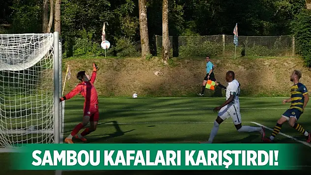 Konyaspor'da Sambou kafa karıştırdı!