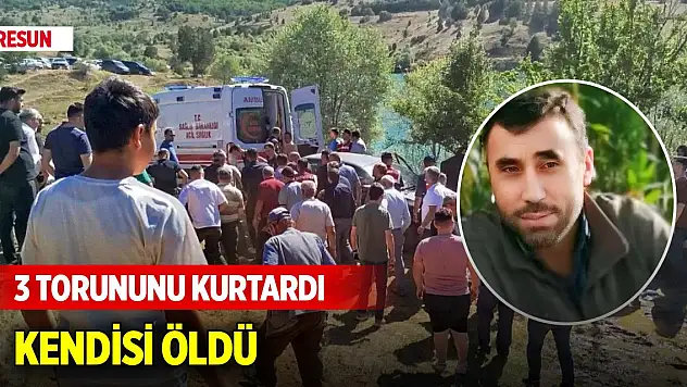 Yer Giresun... 3 torununu kurtardı, kendisi öldü