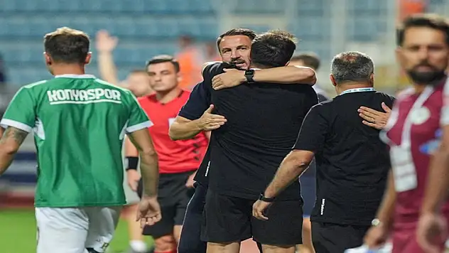 Konyaspor'da teknik heyetten galibiyet yorumu!