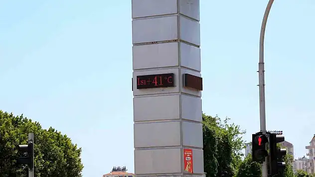 Termometreler 41 dereceyi gösterdi