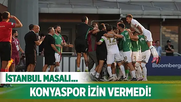 Konyaspor rakibine engel oldu!