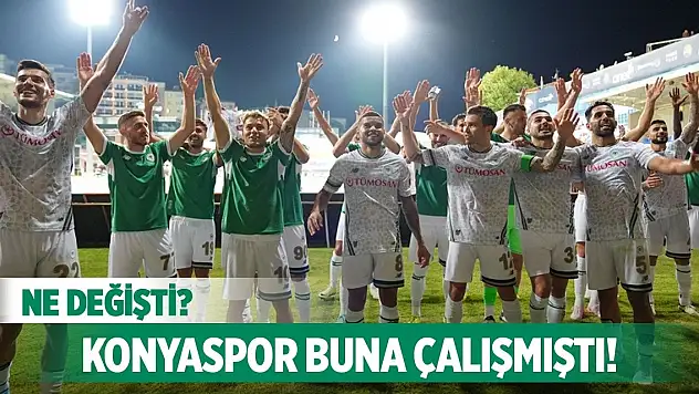 Konyaspor galibiyeti böyle kazandı!