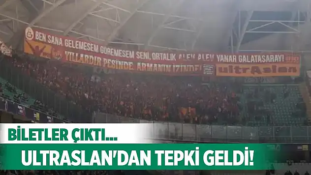 Ultraslan'dan Konyaspor biletlerine tepki!