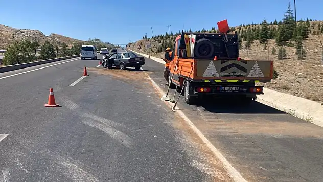 Konya'daki trafik kazasında karı koca yaralandı