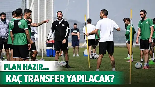 Konyaspor'da transfer planlanan bölgeler!