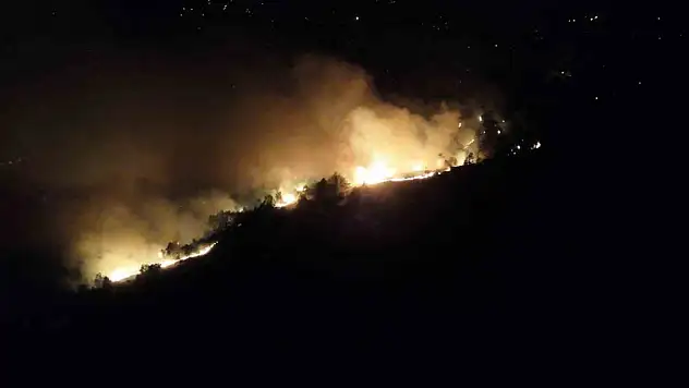 Bolu'da orman yangını 12 saattir devam ediyor