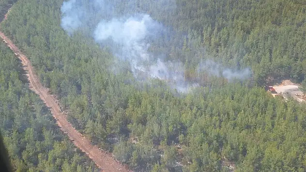 Silifke'de orman yangını büyümeden kontrol altına alındı